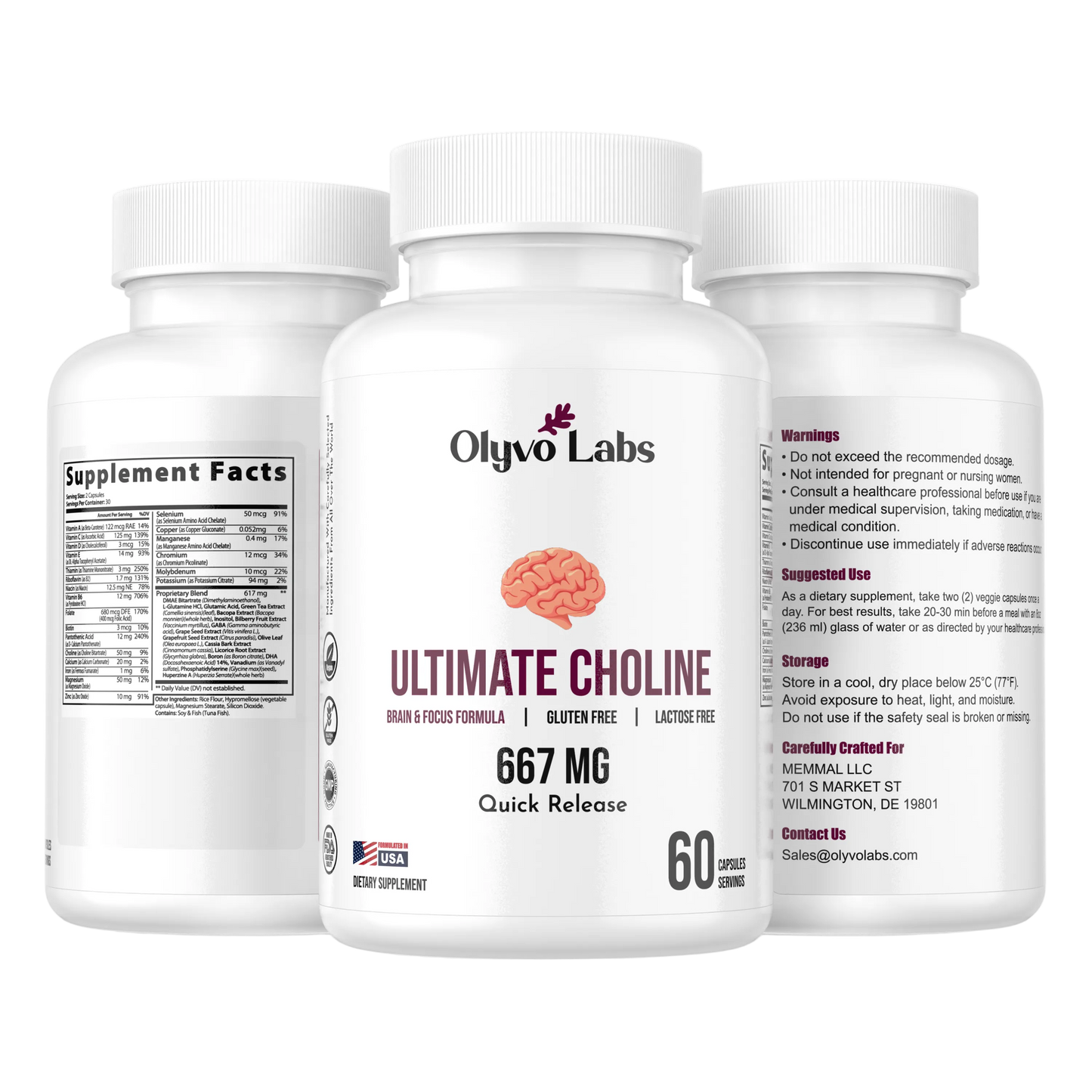 ULTIMATE CHOLINE™ – BRAIN & FOCUS FORMULA
