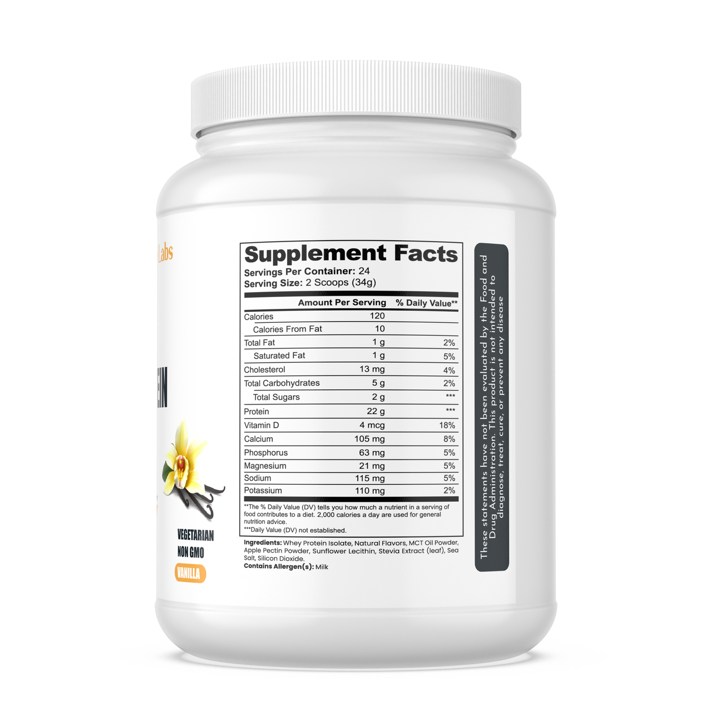 Whey Protein Isolate –1.8lbs