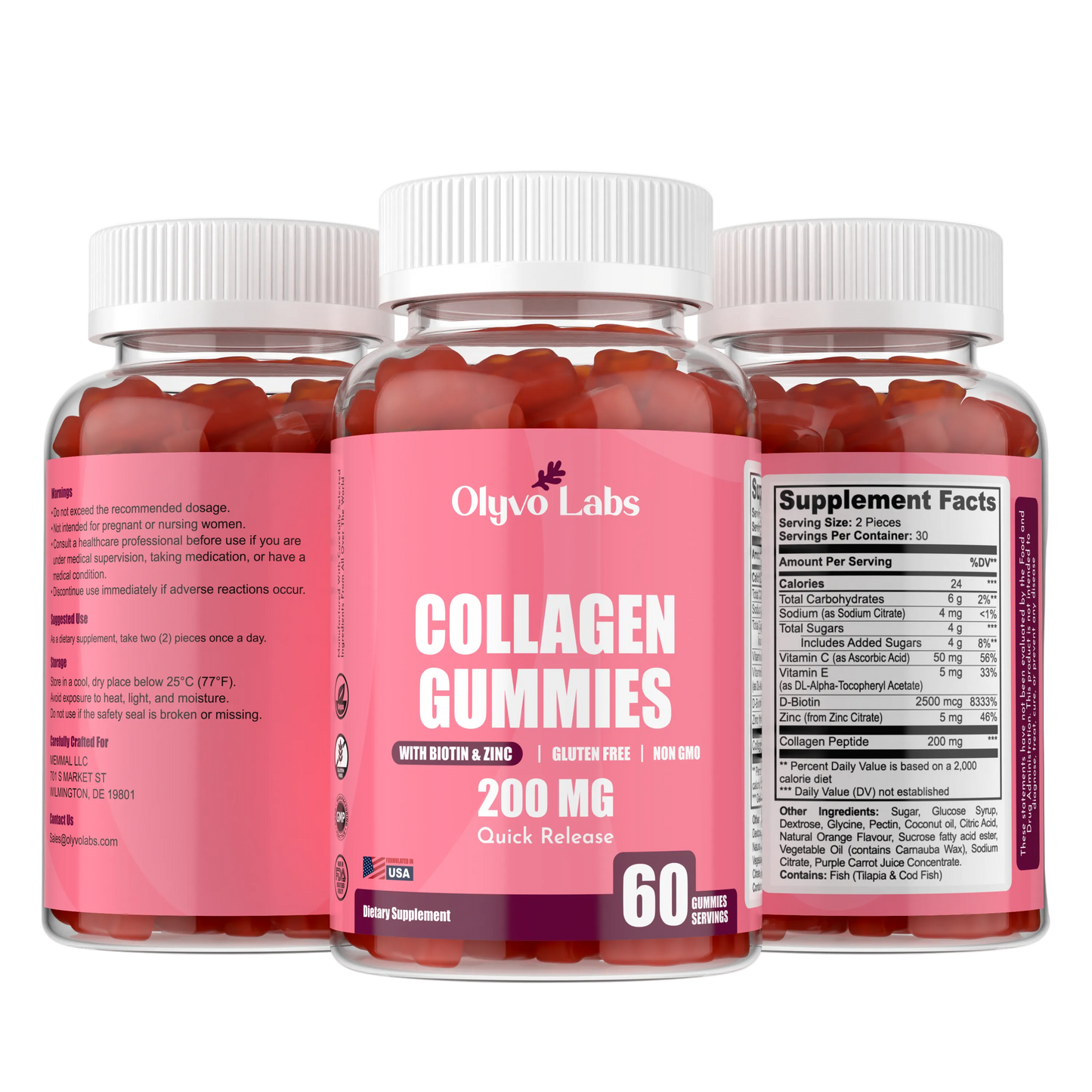 ADULT COLLAGEN GUMMIES- 60 GUMMIES