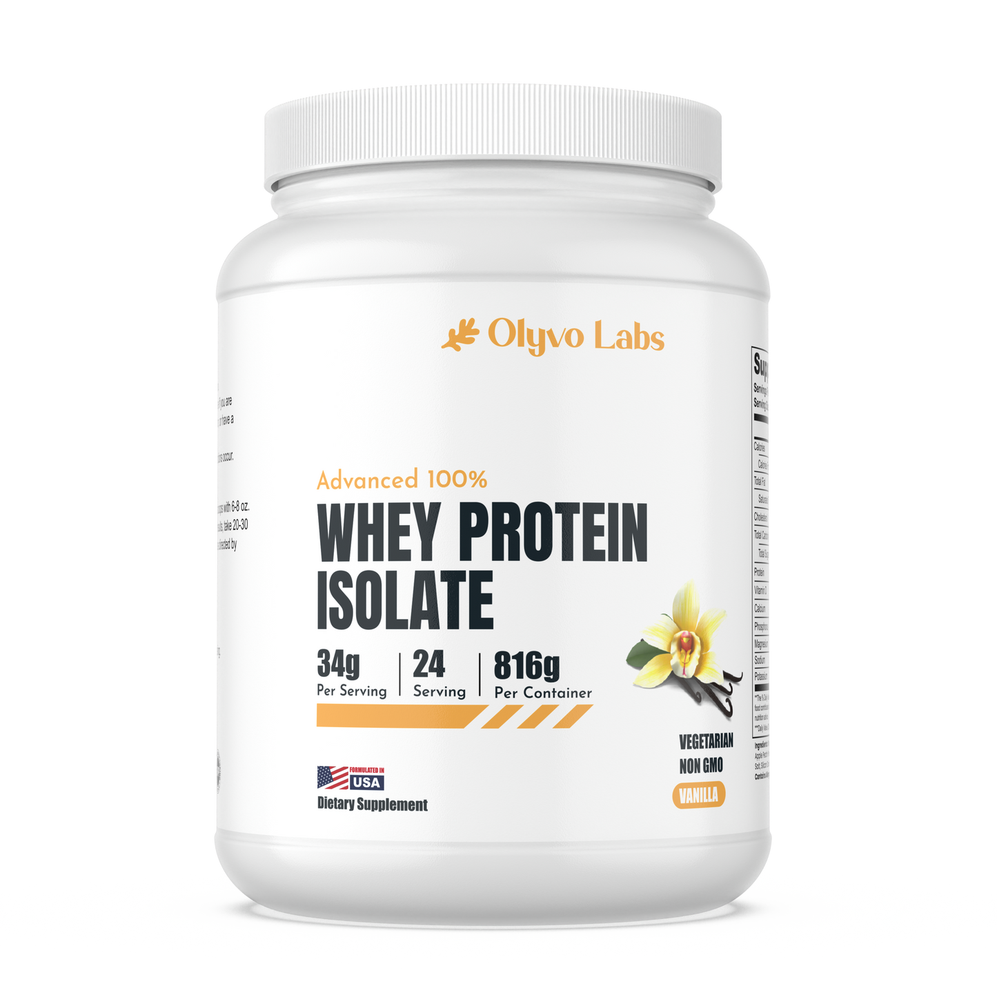 Whey Protein Isolate –1.8lbs